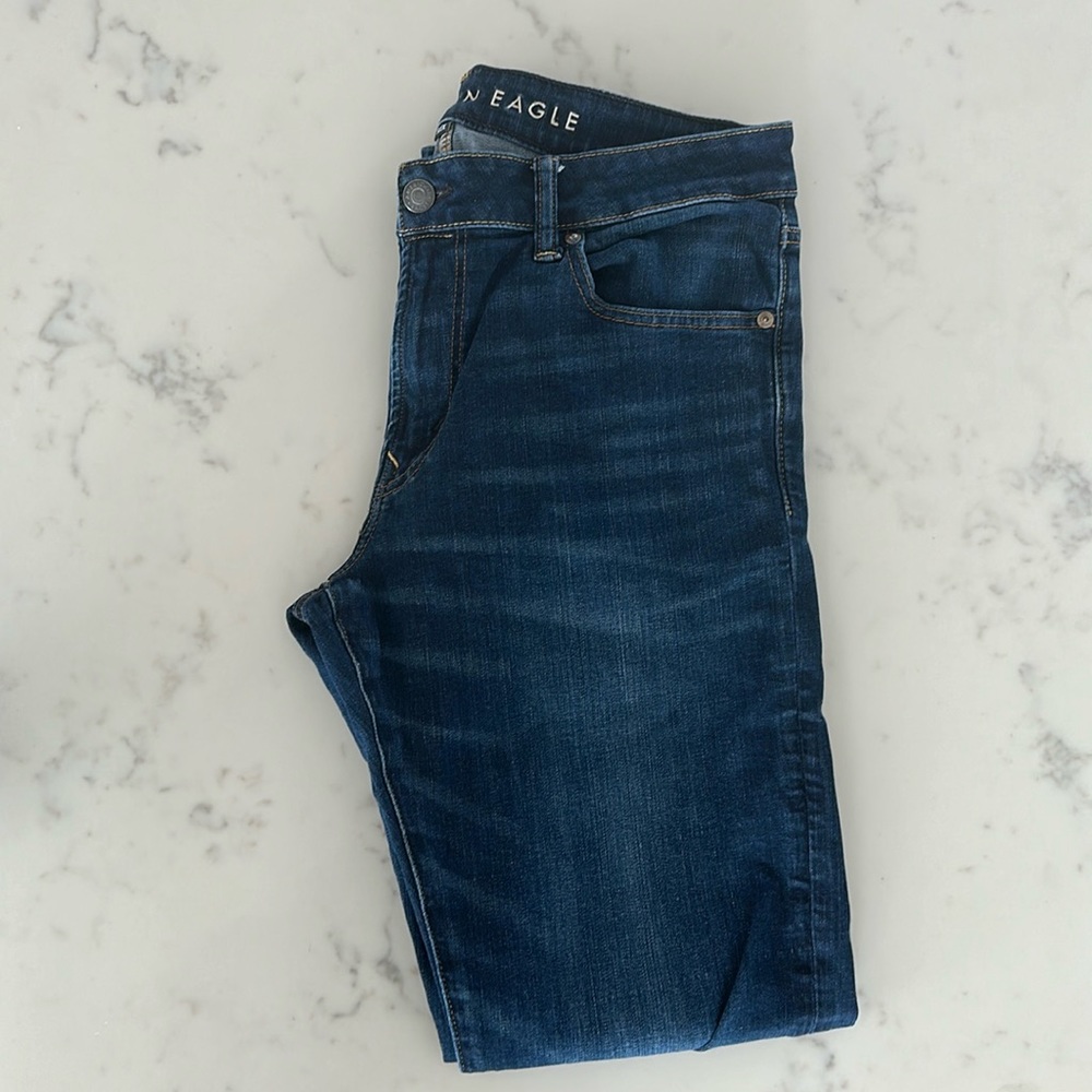 American eagle men’s slim straight jeans